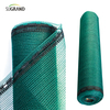 80gsm 2 agulhas verdes hdpe fita tonal shade
