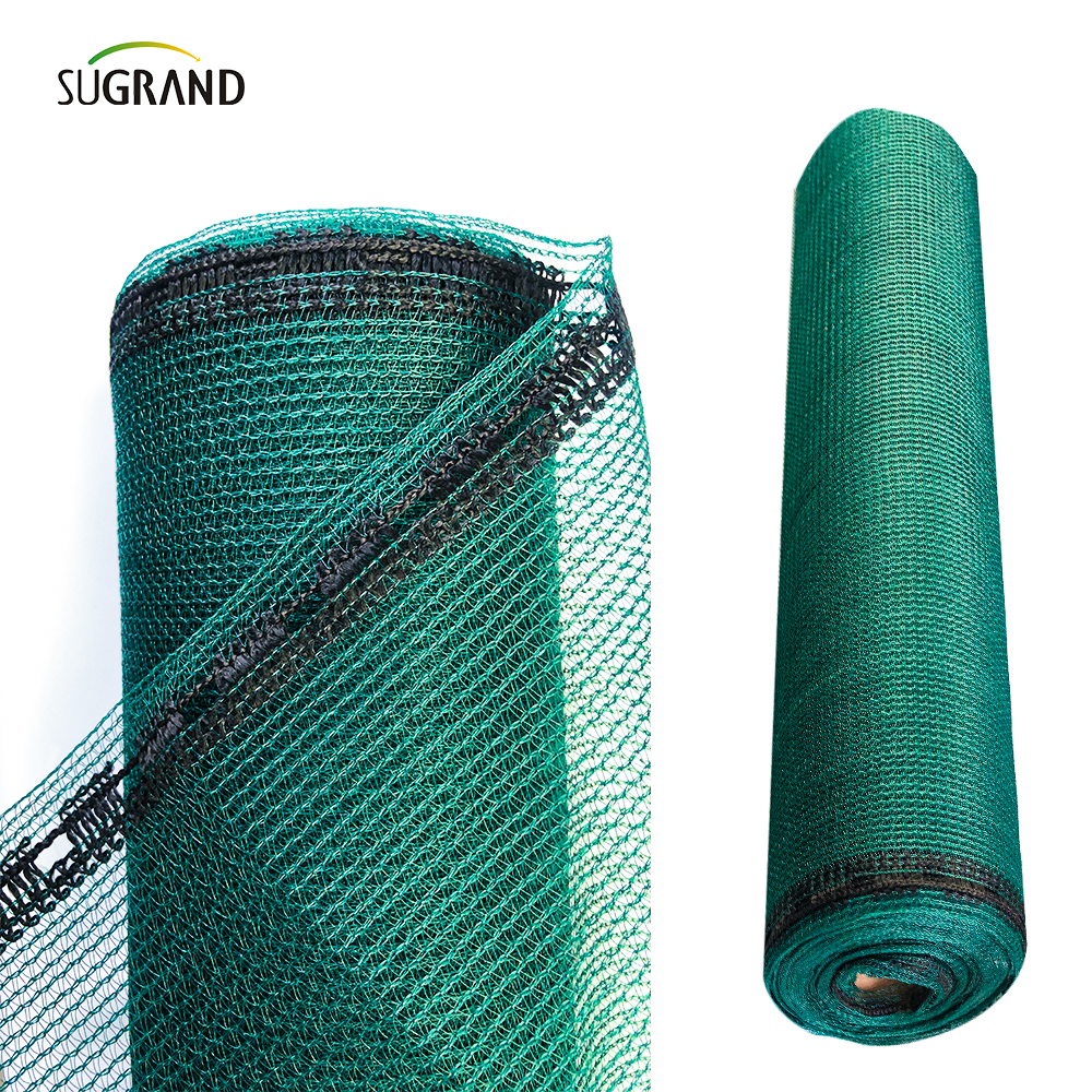 80gsm 2 agulhas verdes hdpe fita tonal shade