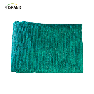 Venda imperdível 100% virgem HDPE fita mono de seis agulhas verde Rede de sombreamento