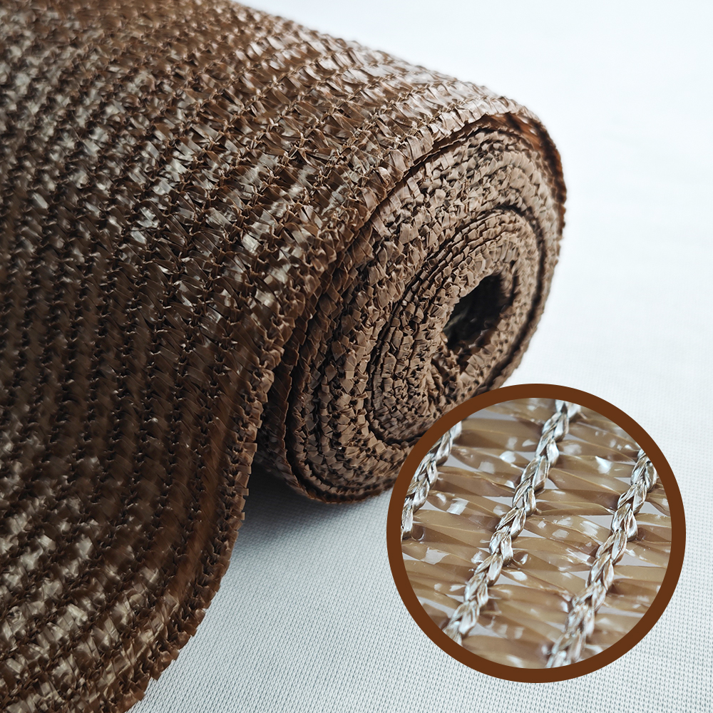 Proteção Agrícola de UV 110gsm Nede de sombreamento marrom para jardim