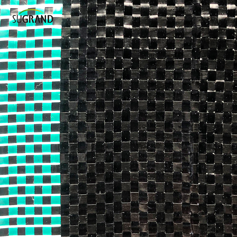 Tapete de ervas daninhas preto para cobertura de solo para jardins