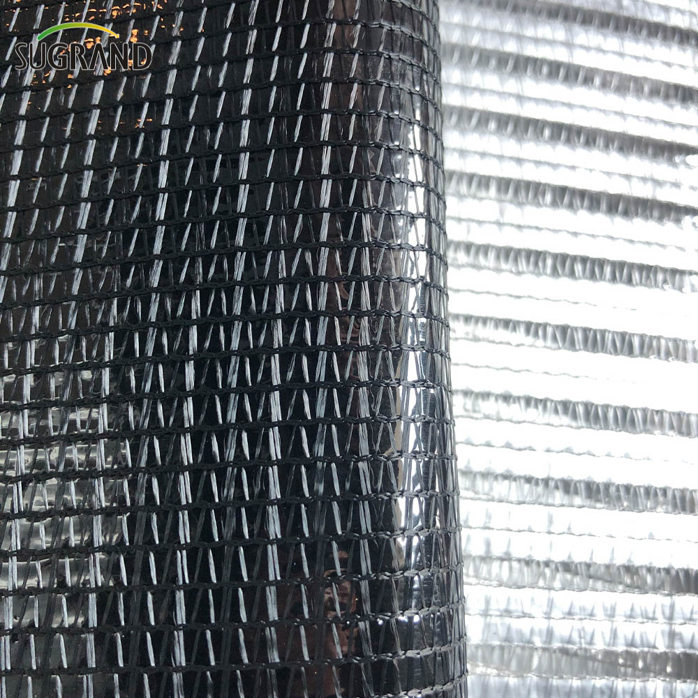 HDPE Shading Silver Aluminum Foil Shade Net para plantio de flores