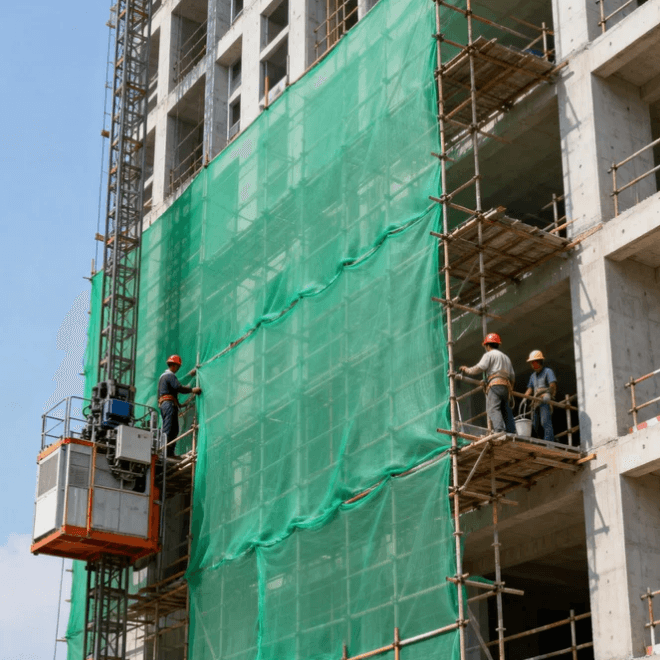 Redes de seguran&ccedil;a de constru&ccedil;&atilde;o