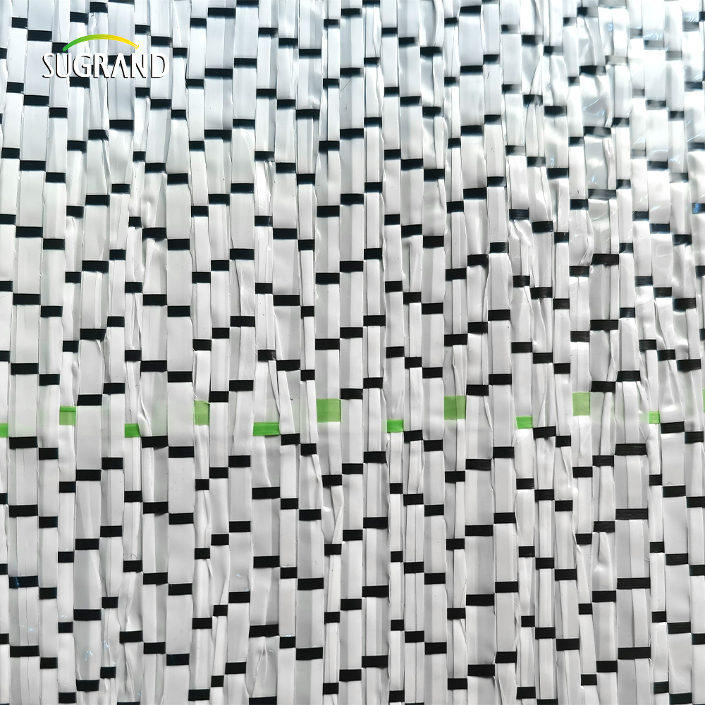 Pp+UV 100g, 130g 1m/1,8m/5,2m*100m Black White Ground Cover Fornecedor