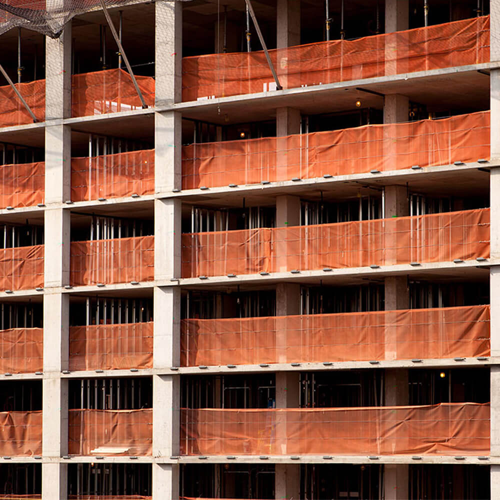 Redes de segurança retardantes de fogo tornaram-se uma necessidade básica em edifícios