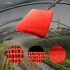 38 G/M Fita Duas Agulhas Red Shade Net HDPE Sun Shade Net 