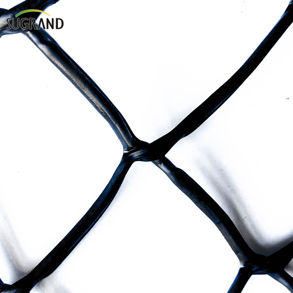 Rede esticada quadrada de plástico de malha esticada de bop