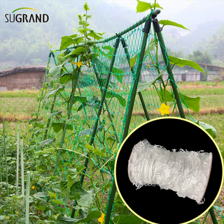 Novo HDPE White Plant Climbing Mesh Plant Support
