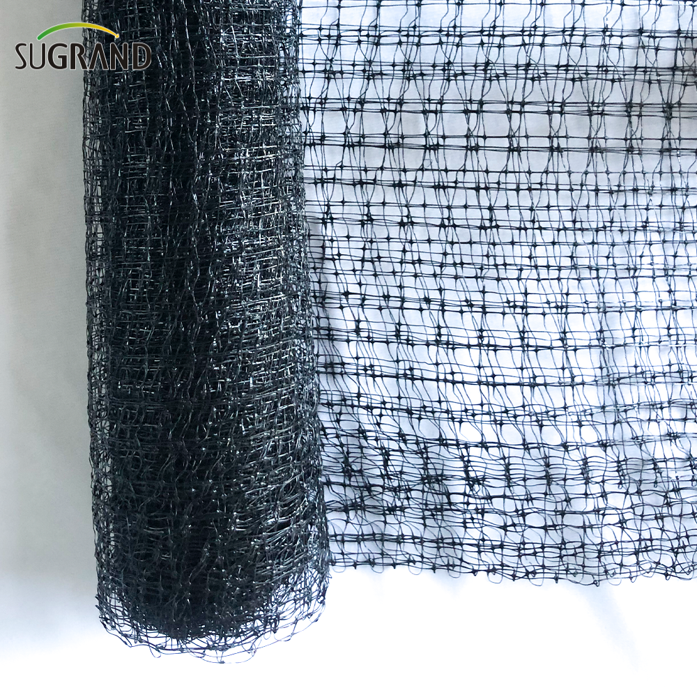 Rede preta anti-pássaros para plantas