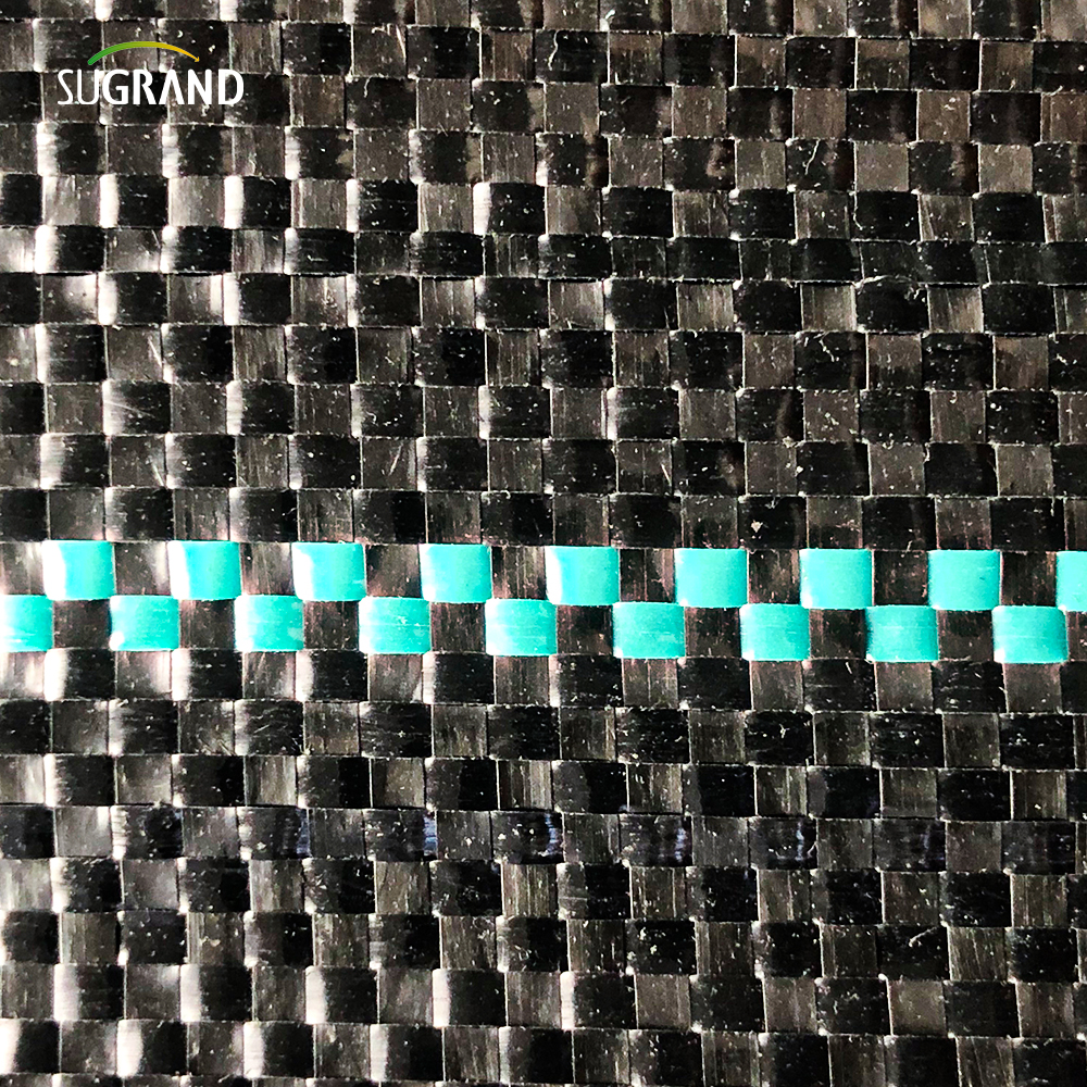 Tapete de ervas daninhas preto para cobertura de solo para jardins