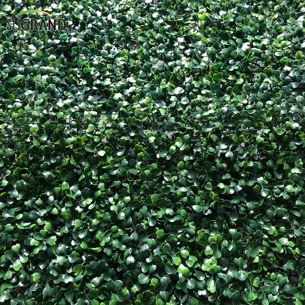 Cerca de folha artificial PVC Cerca artificial Artificial Artificial Fake Turf