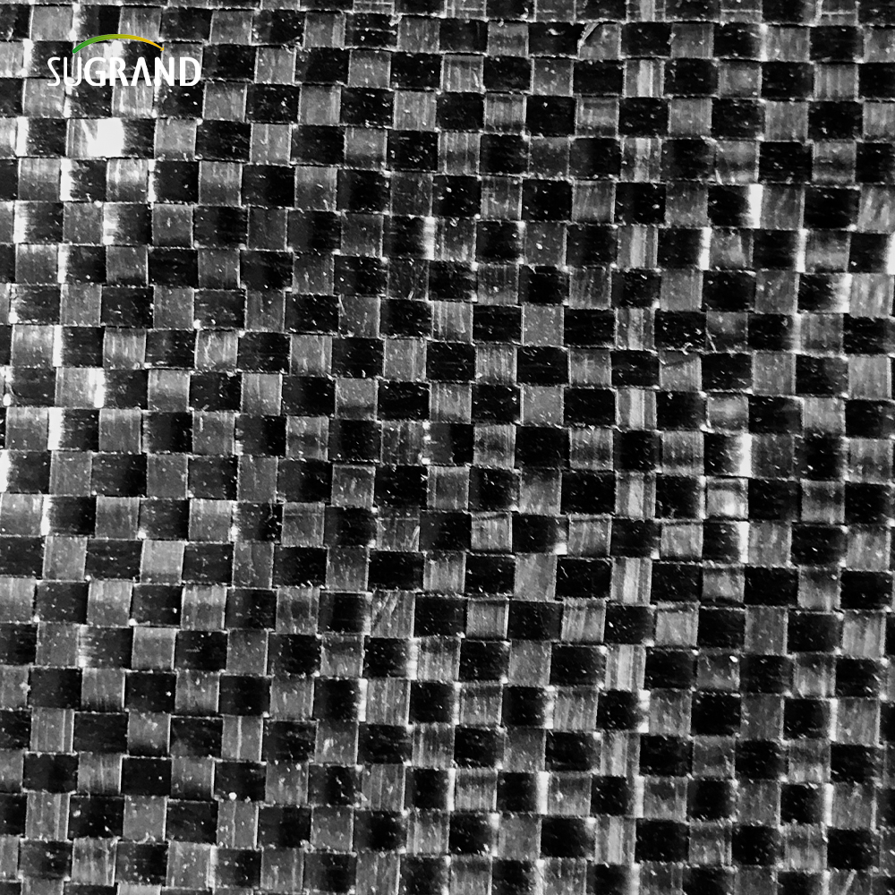 Tapete de ervas daninhas preto para cobertura de solo para jardins