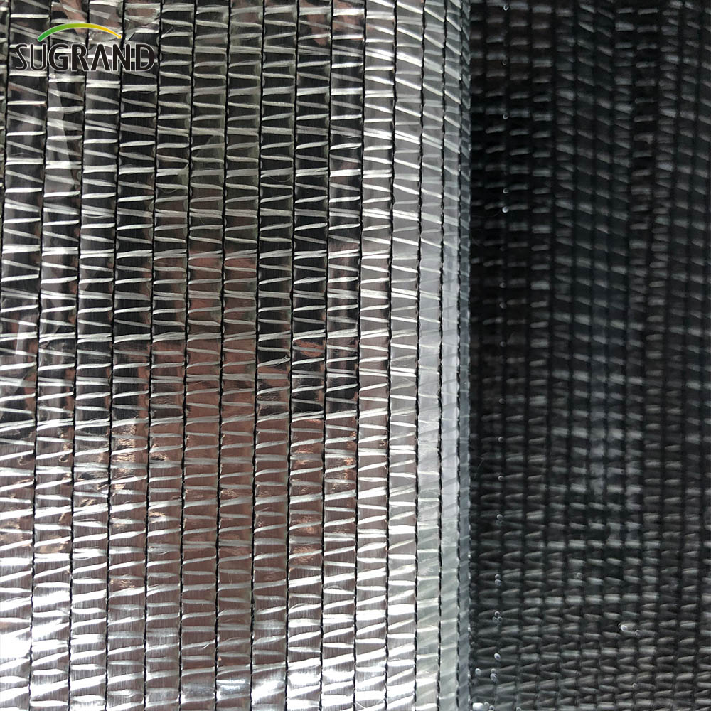HDPE Shading Silver Aluminum Foil Shade Net para plantio de flores