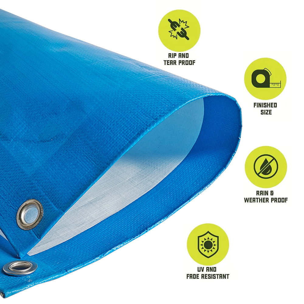 Folha verde à prova d'água de Tarpaulin de Tarpaulina de Tarpe