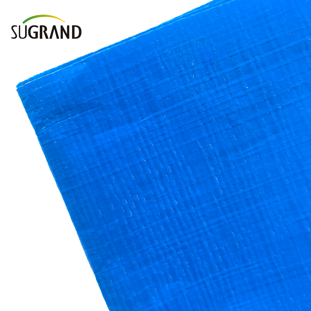 Fabricante de alta resistência Blue d'água à prova d'água azul Tarpaulina de PVC 