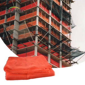 Rede de detritos 3m x 50m Scaffold Debris Reting Orange Scaffold Reding