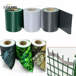 Tarpaulin Fabric Garden Privacy Fence PVC Strip Tarpaulin Screen Fence