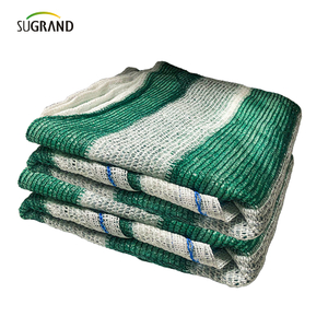 Venda direta de fábrica 3 agulhas fios planos malha de varanda branca e verde