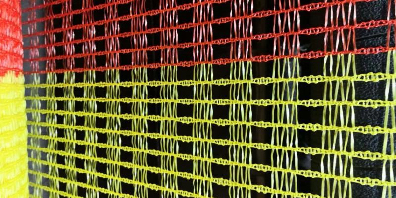 60GSM Amarelo e Laranja Rede de Aviso