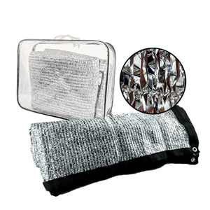 UV Silver Ploth Aluminium Mesh Mesh Fabric Sun Shade Net para carros