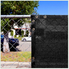 Black Fence Privacy Tela Windscreen UV Blockage Shade Tampa de vela Fence Net
