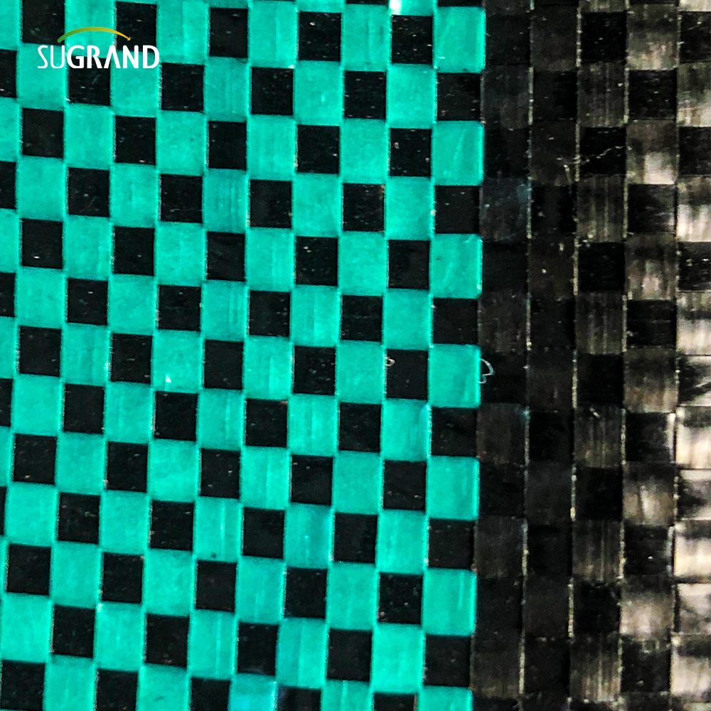 Tapete de ervas daninhas preto para cobertura de solo para jardins