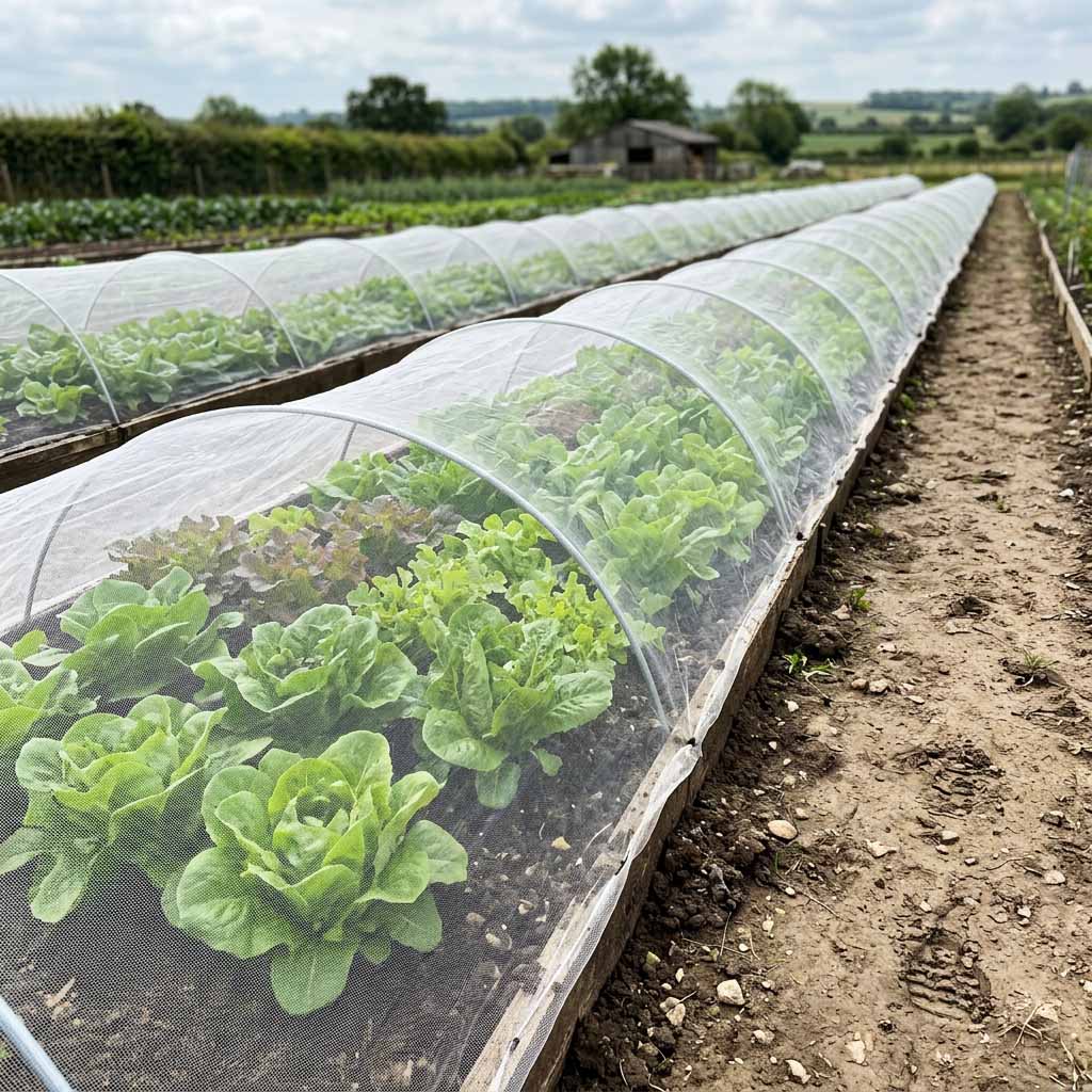 Rede de insetos de malha HDPE 50 para agricultura